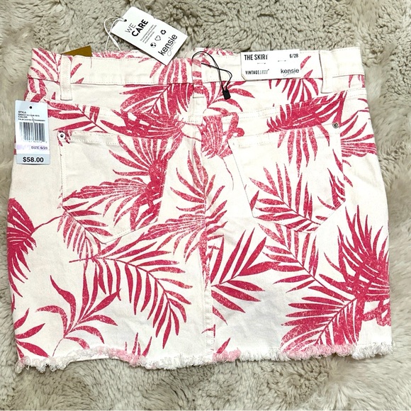 NWT Kensie Jeans Vintage Lux The Skirt size 6 - Picture 2 of 6